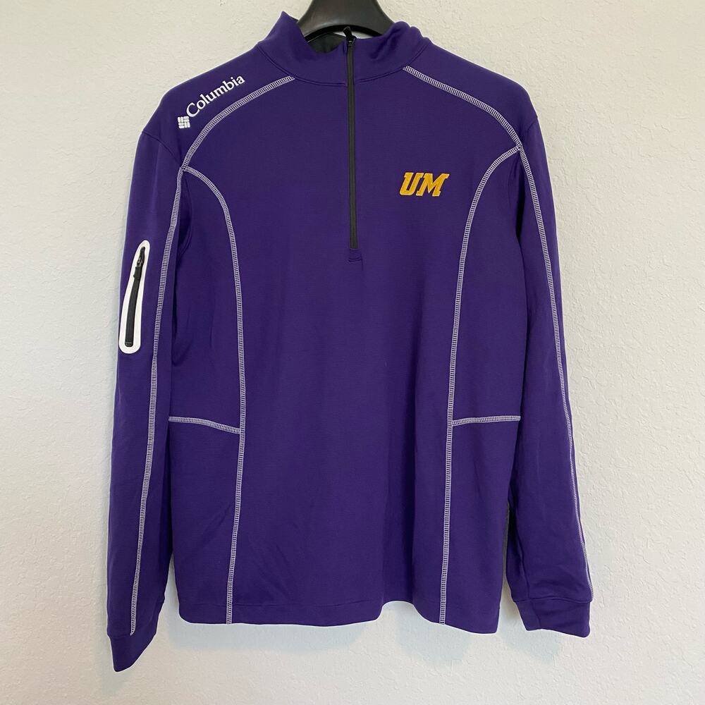 Columbia Golf Omni-Wick 1/4 Zip Pullover Jacket University of Montevallo Medium
